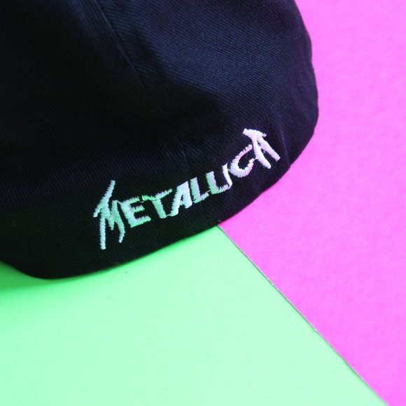 **SOLD**Metallica Black Embroidered Hat - Picture 3 of 4